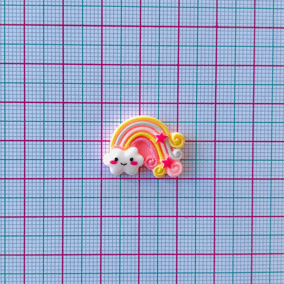 APLIQUE ARCOIRIS ACRÍLICO (ELIGE TU FAVORITO) 2