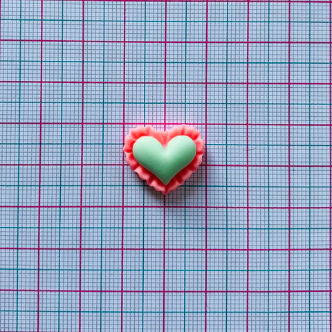 APLIQUE CORAZÓN ACRÍLICO (ELIGE TU FAVORITO)