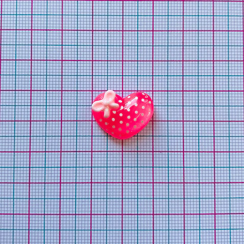 APLIQUE CORAZÓN ACRÍLICO