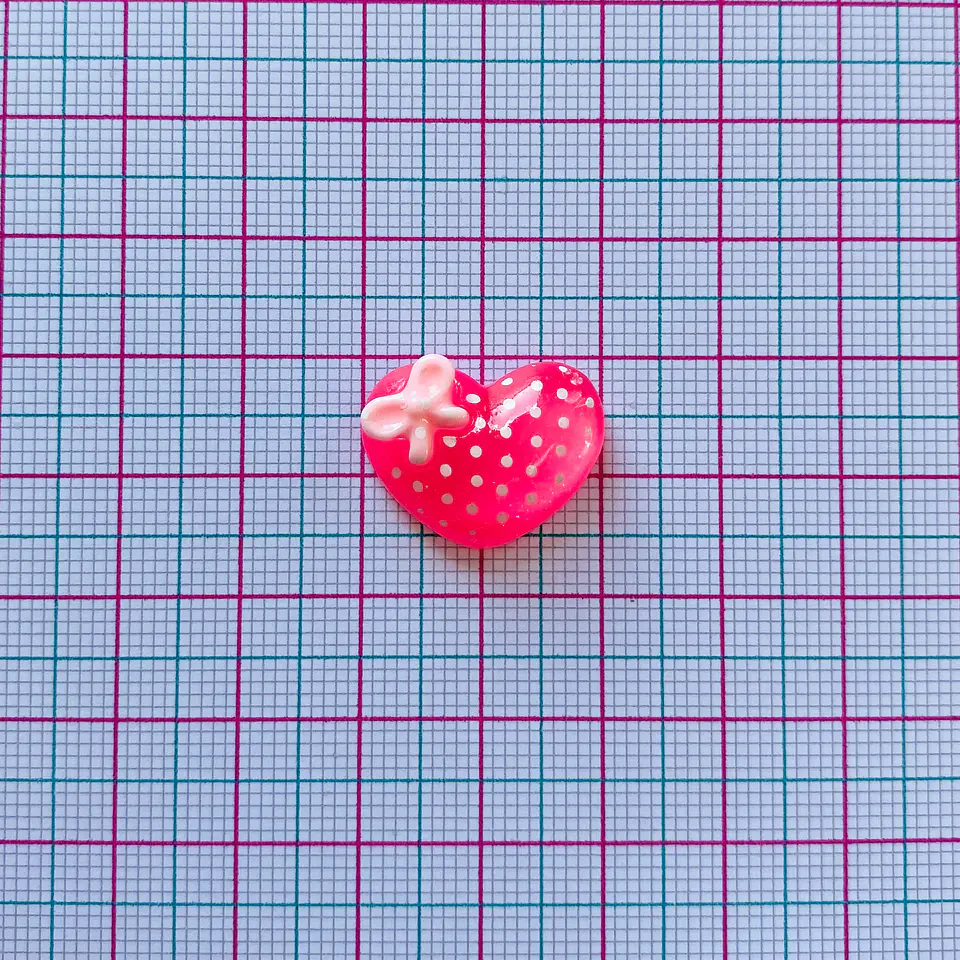 APLIQUE CORAZÓN ACRÍLICO 2