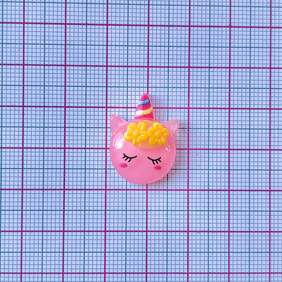 APLIQUE UNICORNIO ACRILICO 2