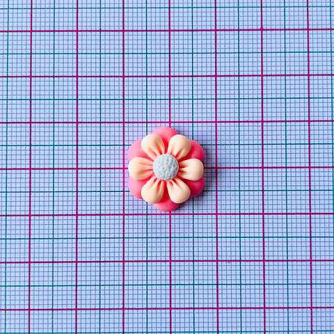 APLIQUE FLOR ACRÍLICA