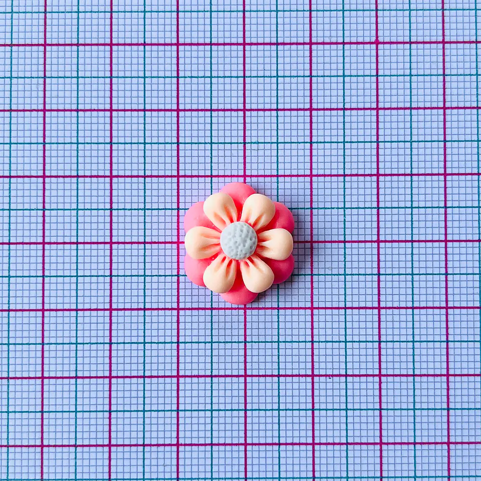 APLIQUE FLOR ACRÍLICA 2