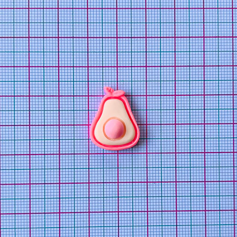 APLIQUE AGUACATE ACRÍLICO