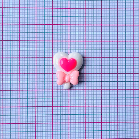 APLIQUE CORAZÓN ACRÍLICO