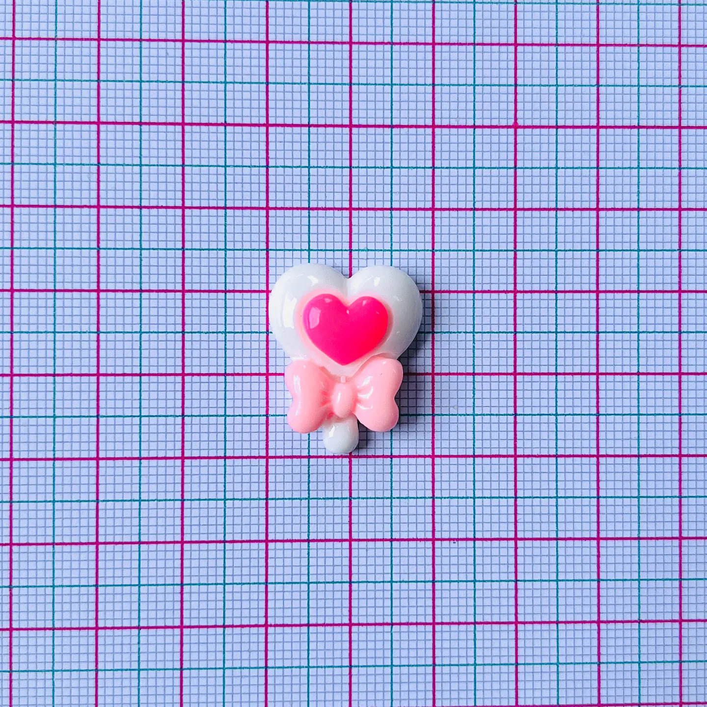 APLIQUE CORAZÓN ACRÍLICO 2