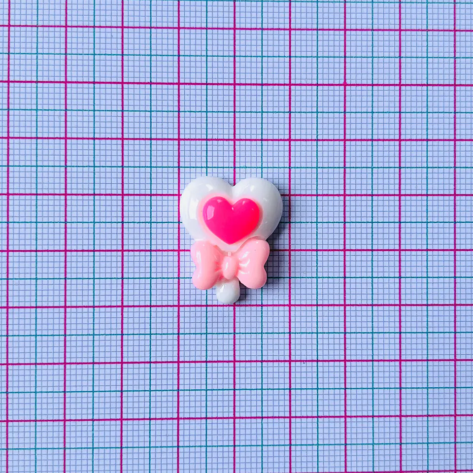 APLIQUE CORAZÓN ACRÍLICO 2