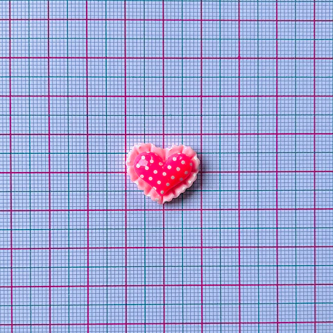 APLIQUE CORAZÓN ACRÍLICO