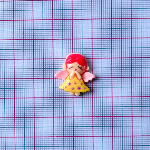 APLIQUE ÁNGEL ACRÍLICO