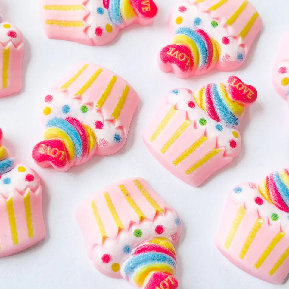 APLIQUE ✦ CUPCAKE ACRÍLICO 1