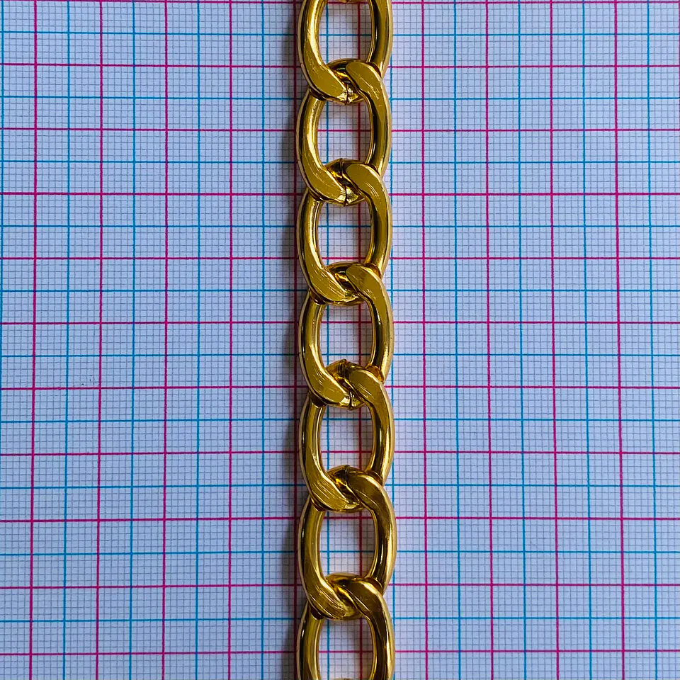 CADENA ✦ ALUMINIO PLANA 2