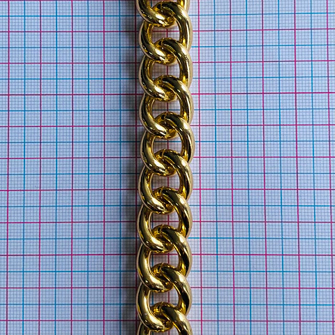 CADENA ✦ ALUMINIO BARBADA 19MM