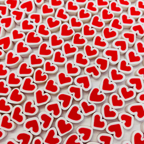 SEPARADOR ✦ CORAZÓN FIMO