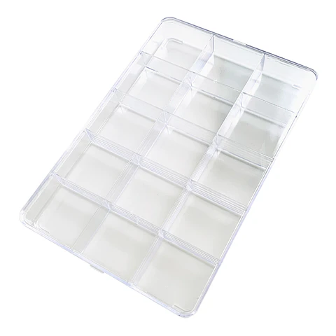 CAJA ✦ ORGANIZADORA 15 COMPARTIMIENTOS ACRÍLICA 