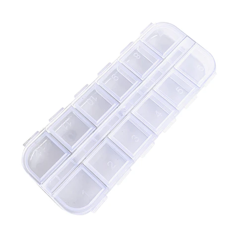 CAJA ORGANIZADORA 12 COMPARTIMIENTOS PLÁSTICA E-2433