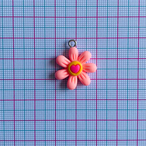 DIJE FLOR INFANTIL ACRÍLICO DR-5