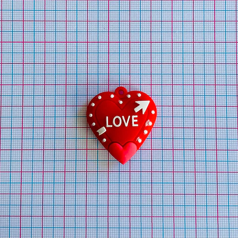 DIJE CORAZÓN EN SILICONA DS-02-2