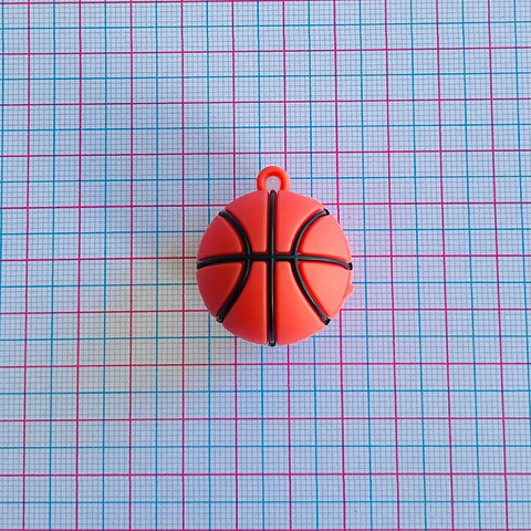 DIJE BALÓN BALONCESTO EN SILICONA DS-02-8