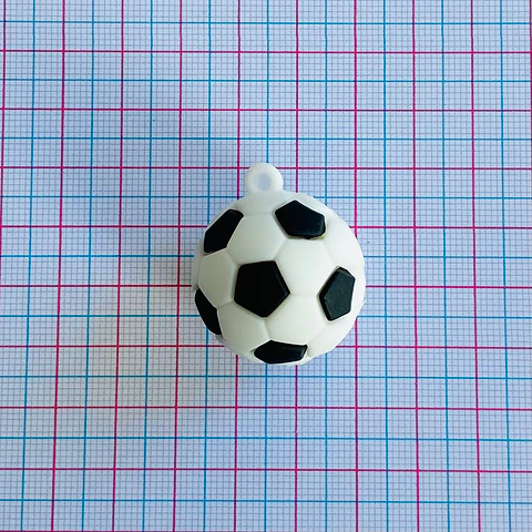 DIJE BALÓN FÚTBOL EN SILICONA DS-02-9