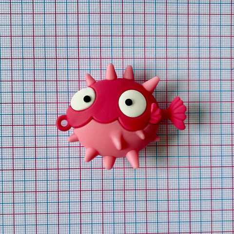 DIJE PEZ GLOBO EN SILICONA DS-03-20