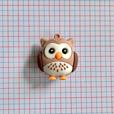 DIJE ✦ BÚHO EN SILICONA (ELIGE TU COLOR FAVORITO)