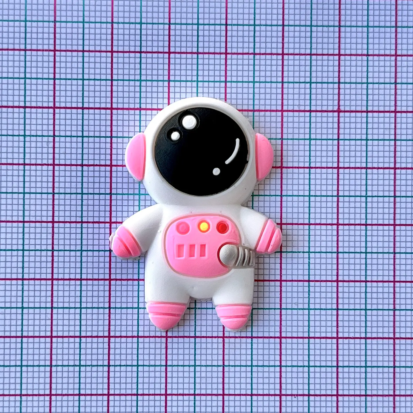APLIQUE ✦ ASTRONAUTA EN SILICONA (ELIGE TU FAVORITO) 30*40 MM 2