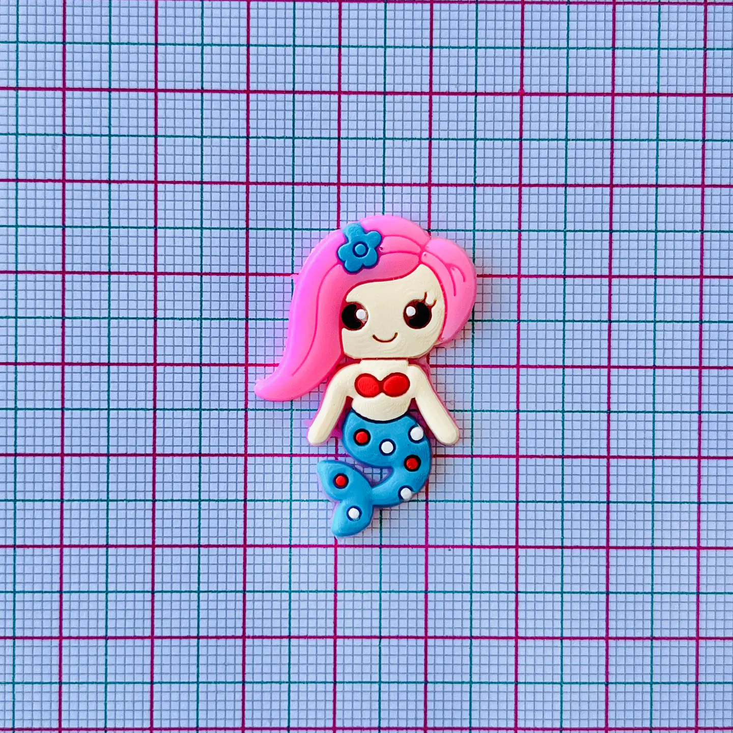 APLIQUE ✦ SIRENA EN SILICONA 25*37 MM 2