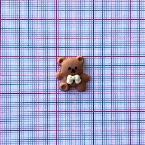 APLIQUE ✦ OSO EN SILICONA 19*20 MM