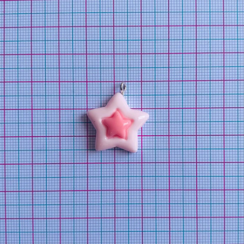 DIJE ESTRELLA EN ACRÍLICO DR-10