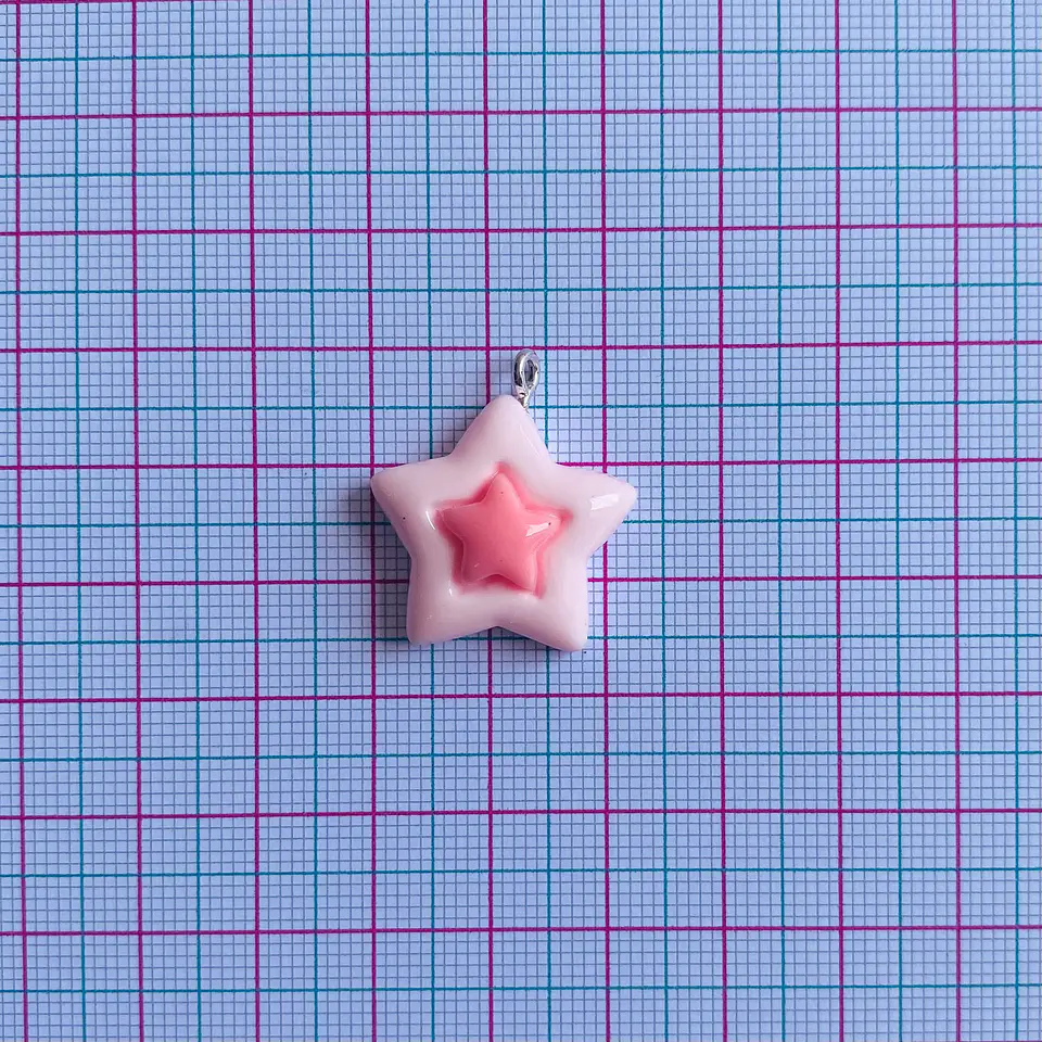 DIJE ESTRELLA EN ACRÍLICO DR-10 2