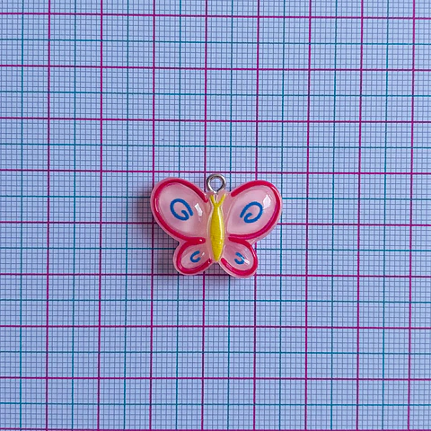 DIJE MARIPOSA EN ACRÍLICO DR-17