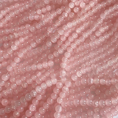 Cuenta Efecto Hielo • Vidrio • 6 mm