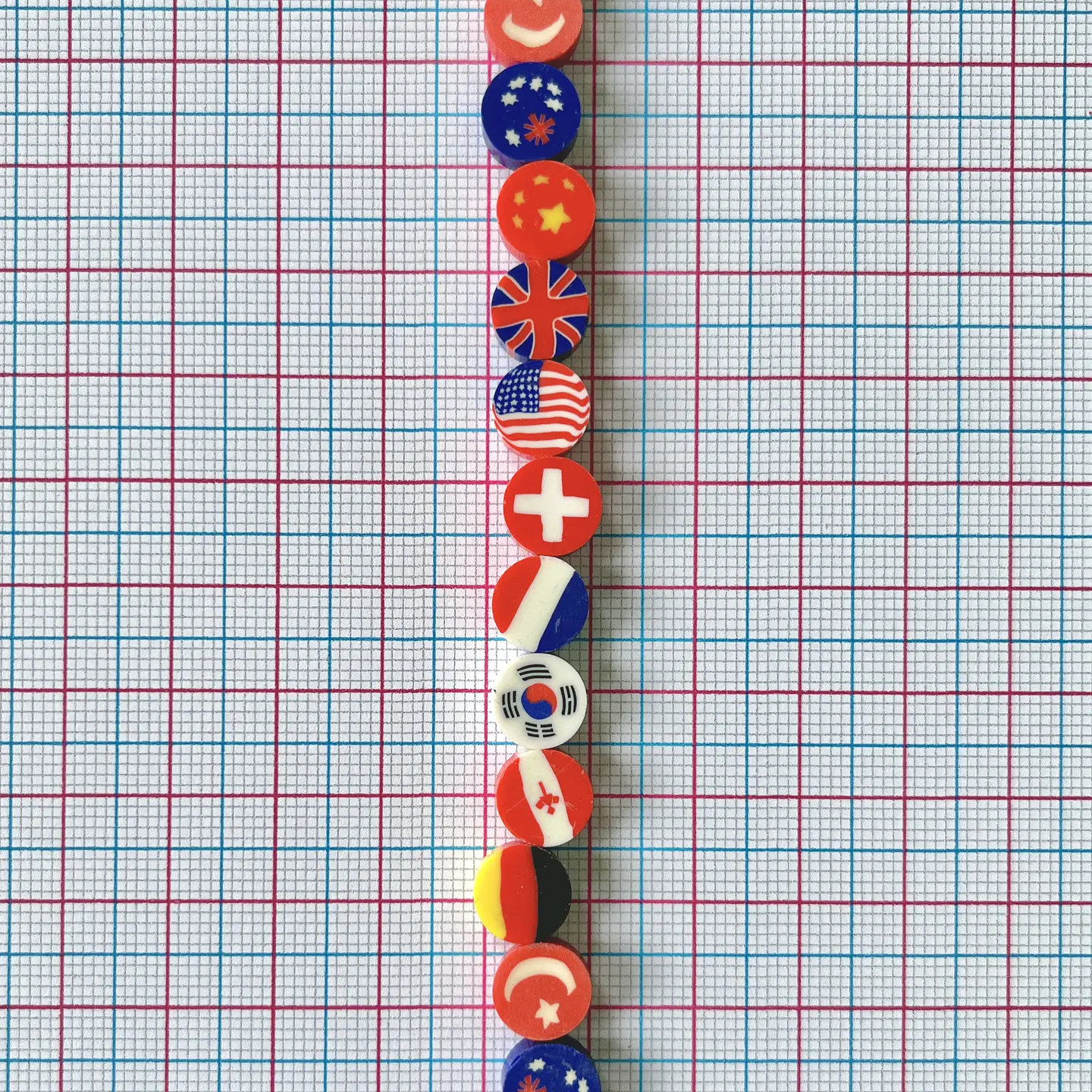SEPARADOR ✦ BANDERAS EN FIMO 2