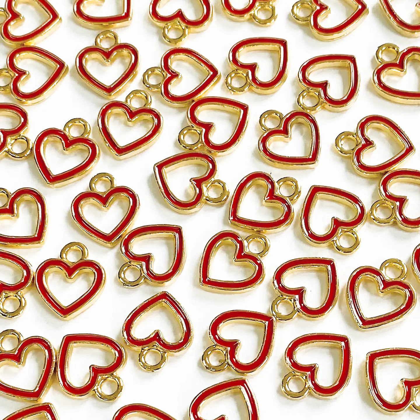 DIJE CORAZÓN BAÑO DE ORO (ELIGE TU COLOR FAVORITO) SIN14-GOLD 3