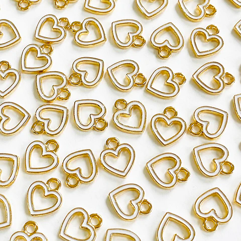 DIJE CORAZÓN BAÑO DE ORO (ELIGE TU COLOR FAVORITO) SIN14-GOLD