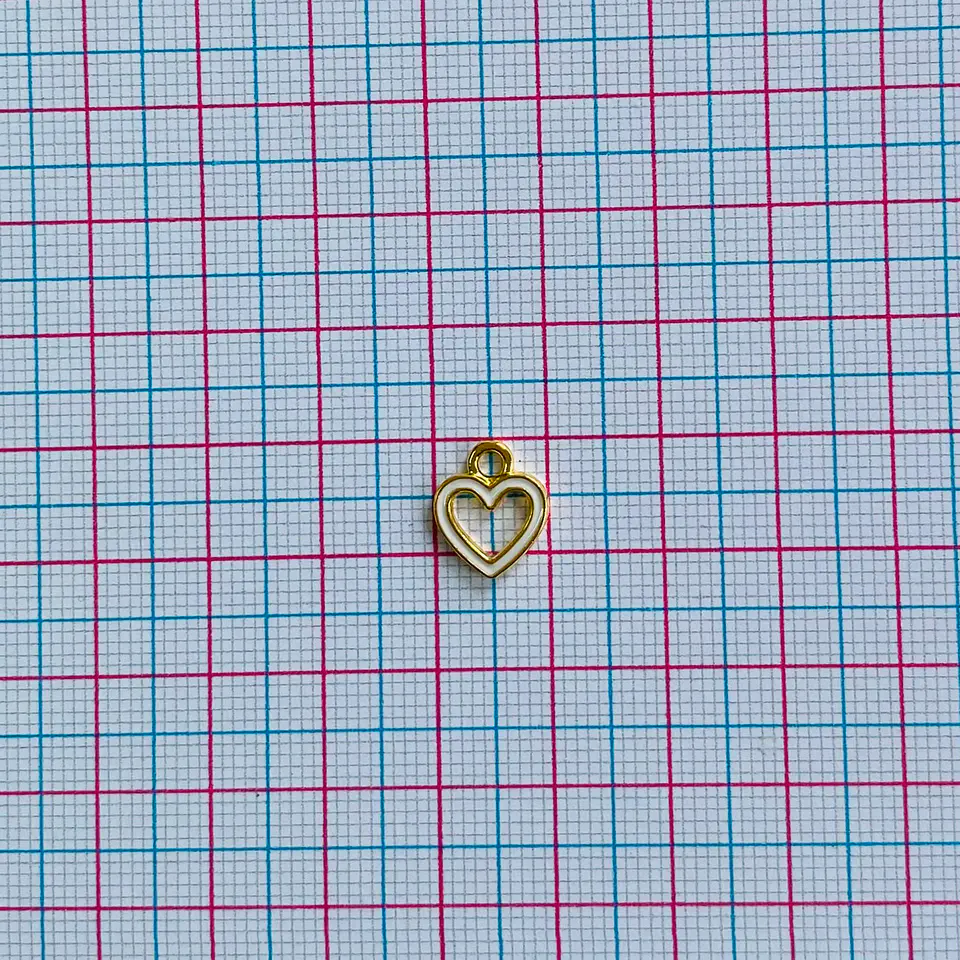 DIJE CORAZÓN BAÑO DE ORO (ELIGE TU COLOR FAVORITO) SIN14-GOLD 2