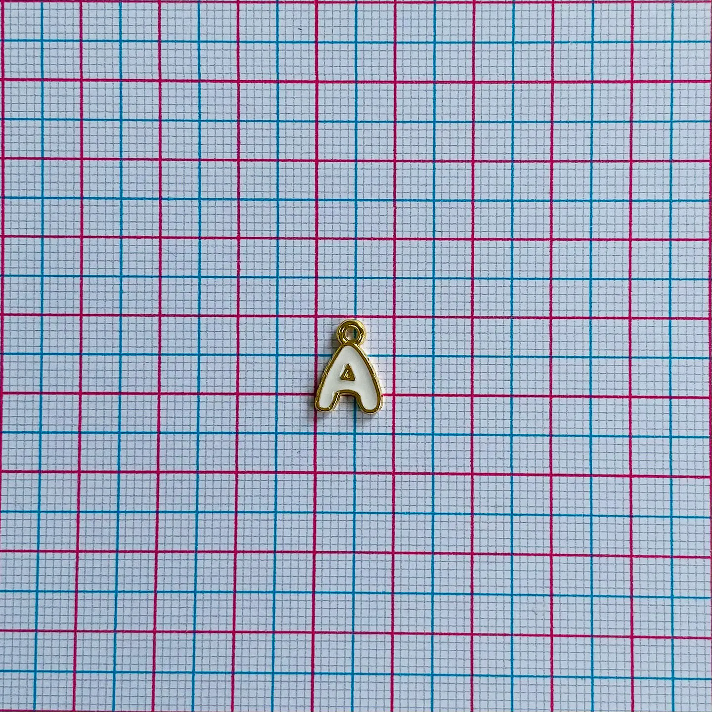 DIJE LETRA A BAÑO DE ORO SIN76-A-GOLD 2