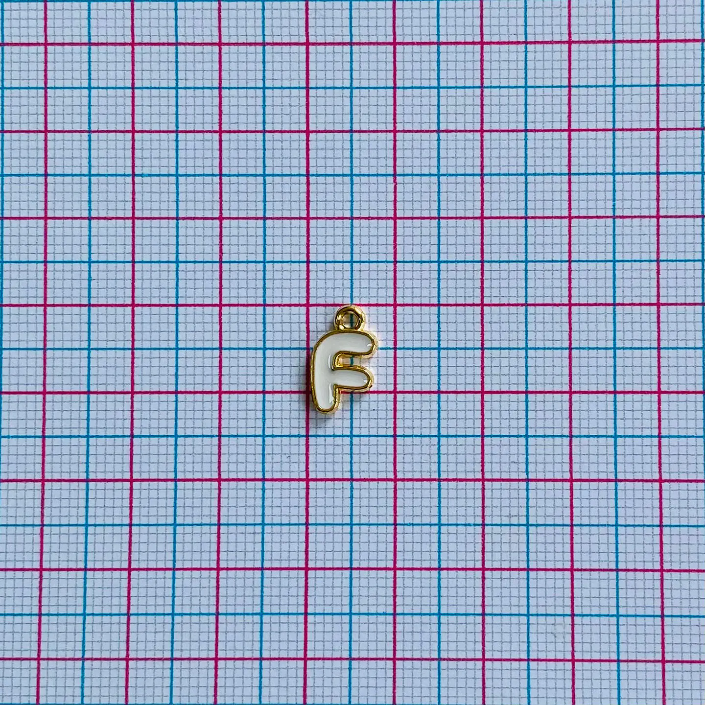 DIJE LETRA F BAÑO DE ORO SIN76-F-GOLD 2