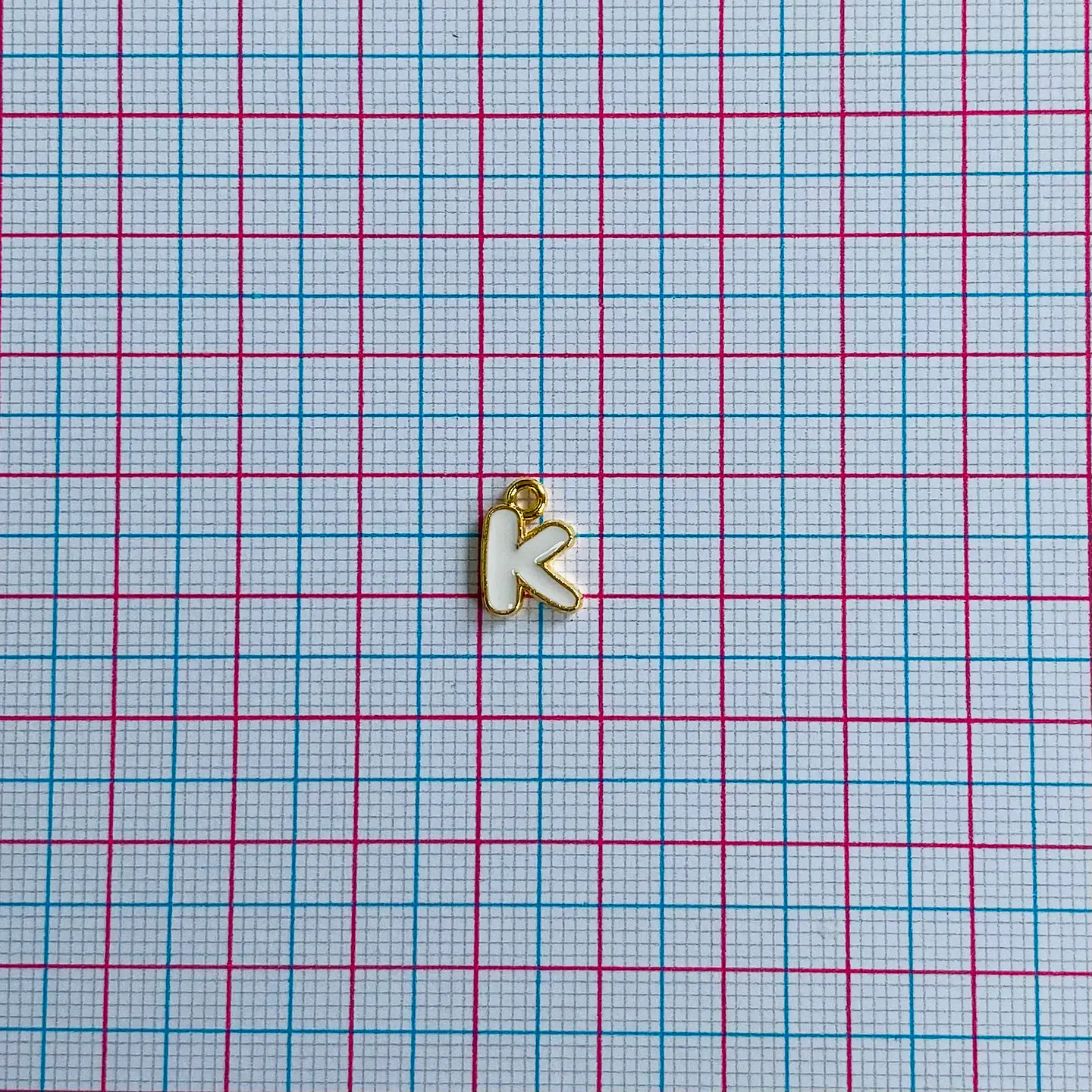 DIJE LETRA K BAÑO DE ORO SIN76-K-GOLD 2