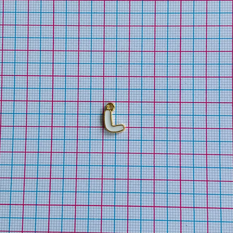 DIJE LETRA L BAÑO DE ORO SIN76-L-GOLD 2