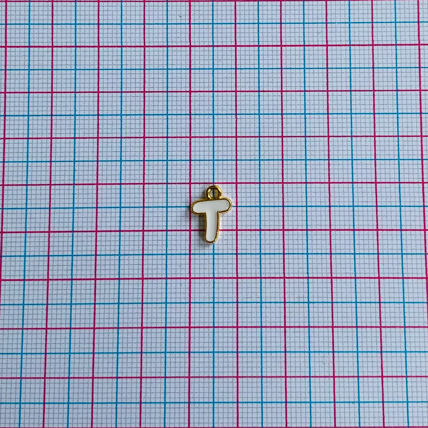 DIJE LETRA T BAÑO DE ORO SIN76-T-GOLD 2