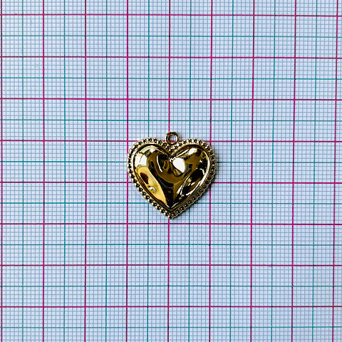 DIJE CORAZÓN FANTASÍA MY-58