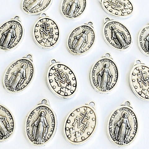 MEDALLA ✦ VIRGEN MILAGROSA ZAMAK