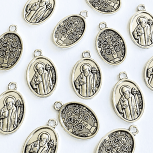 MEDALLA SAN BENITO ZAMAK C391