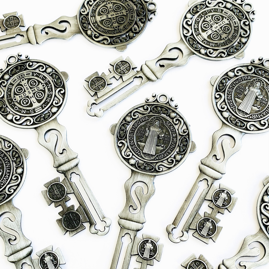 DIJE LLAVE SAN BENITO ZAMAK C398 1