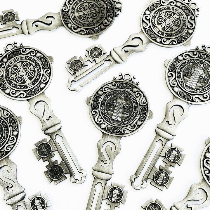 DIJE LLAVE SAN BENITO ZAMAK C398 1