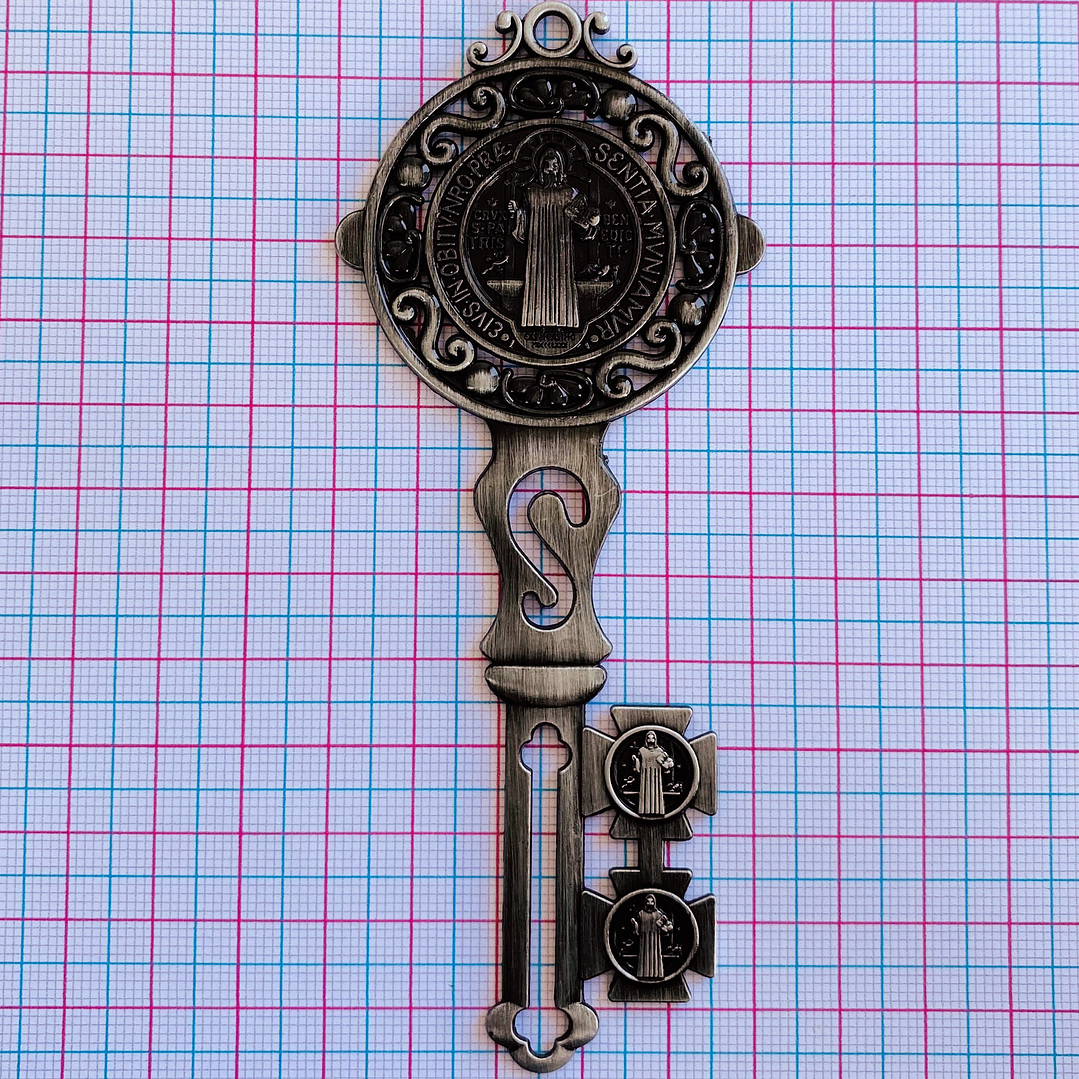 DIJE LLAVE SAN BENITO ZAMAK C398 2
