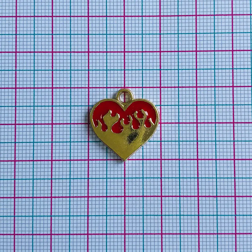 DIJE CORAZÓN FANTASÍA MY-88 2