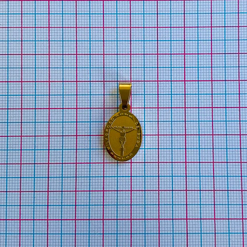 MEDALLA MILAGROSO DE BUGA ACERO