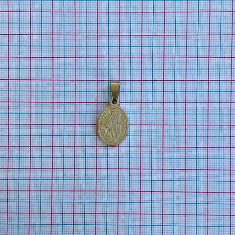MEDALLA VIRGEN DEL CARMEN ACERO